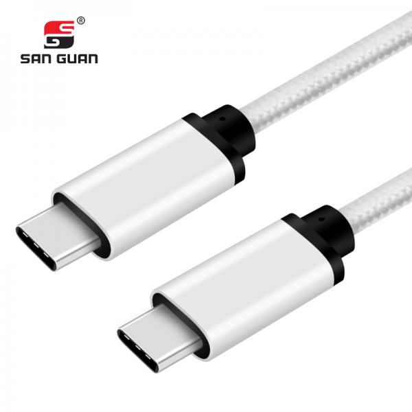 Picture of Type-C to Type-C 5Gbps 60W usb cable（sliver）